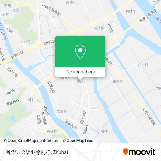 粤华五金锁业修配行 map