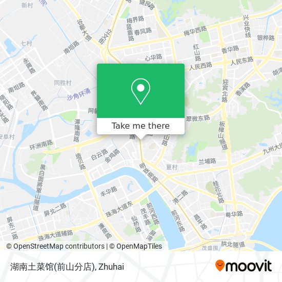 湖南土菜馆(前山分店) map