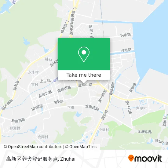 高新区养犬登记服务点 map