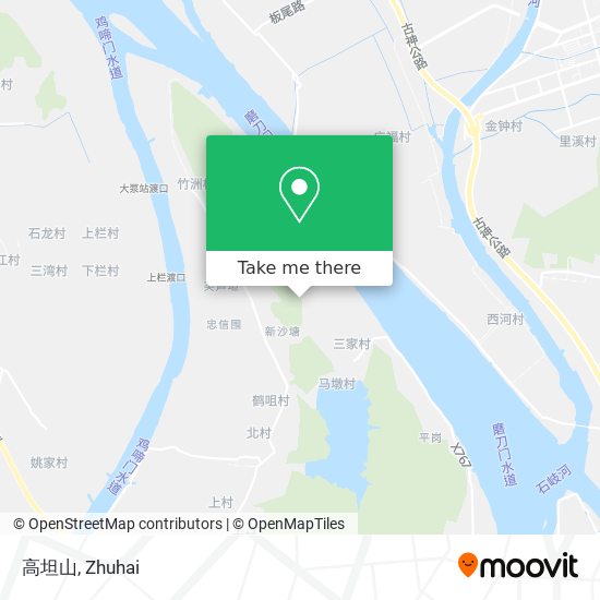 高坦山 map