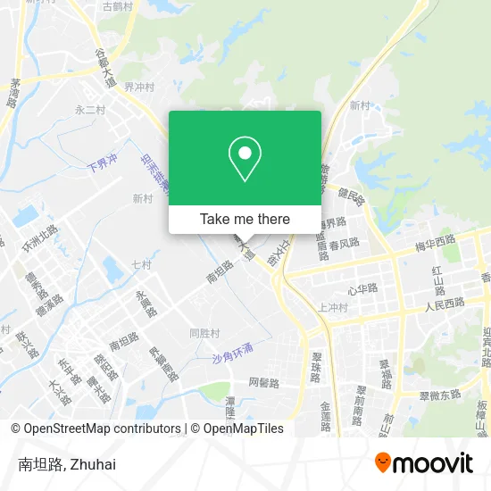 南坦路 map