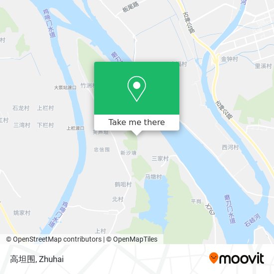高坦围 map