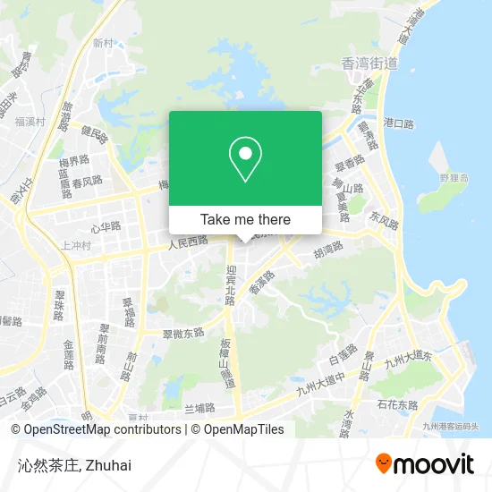 沁然茶庄 map
