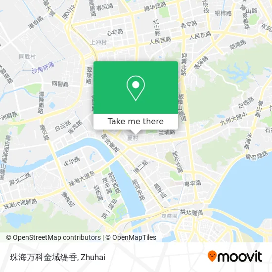 珠海万科金域缇香 map