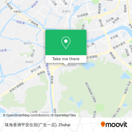 珠海香洲平安住宿(广生一店) map