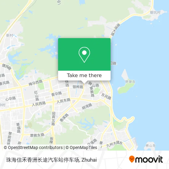 珠海信禾香洲长途汽车站停车场 map