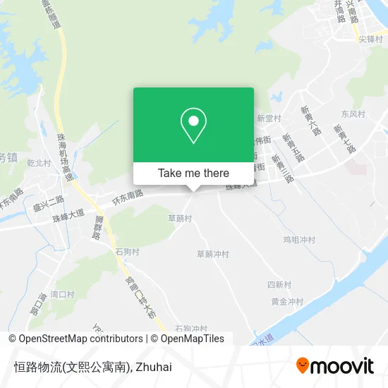 恒路物流(文熙公寓南) map