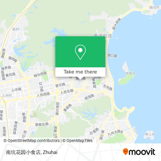 南坑花园小食店 map