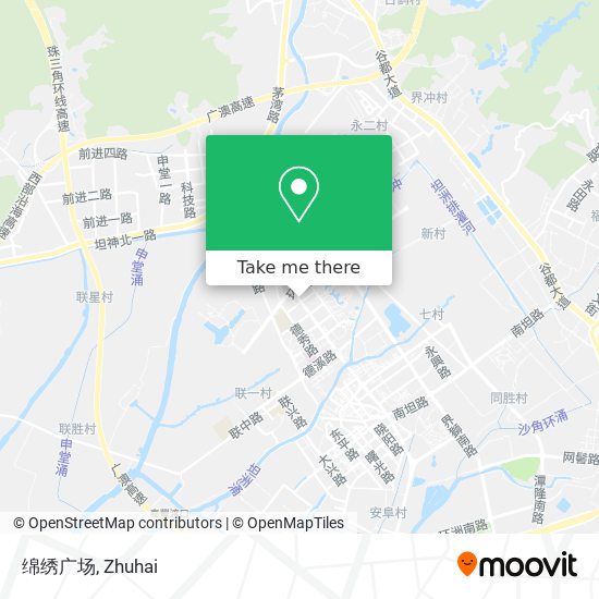 绵绣广场 map