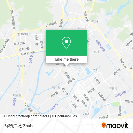 绵绣广场 map