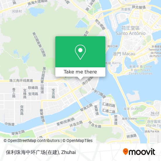 保利珠海中环广场(在建) map