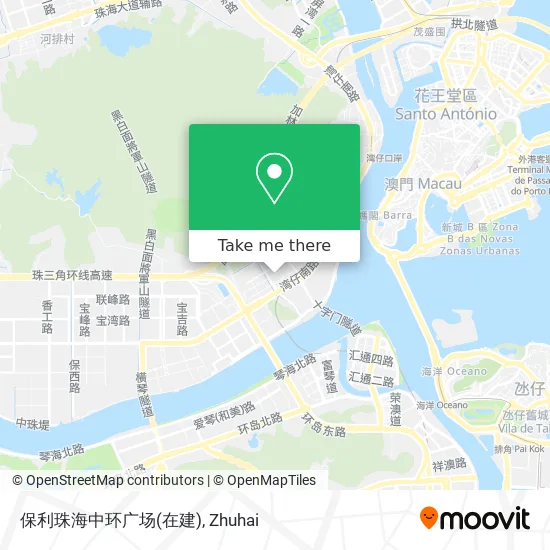 保利珠海中环广场(在建) map