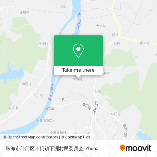 珠海市斗门区斗门镇下洲村民委员会 map