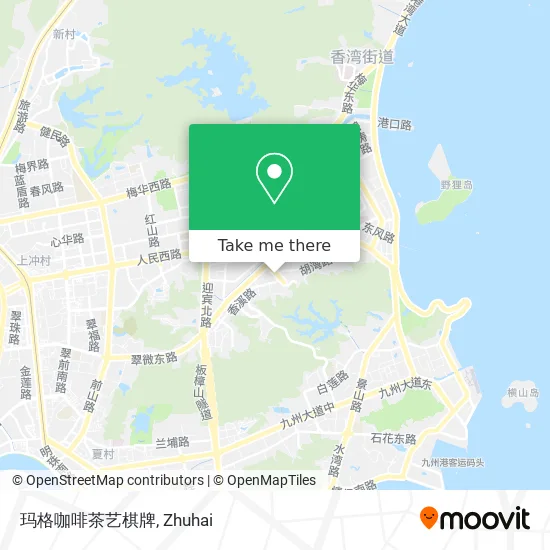 玛格咖啡茶艺棋牌 map