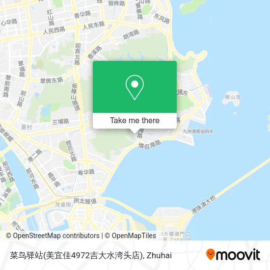 菜鸟驿站(美宜佳4972吉大水湾头店) map