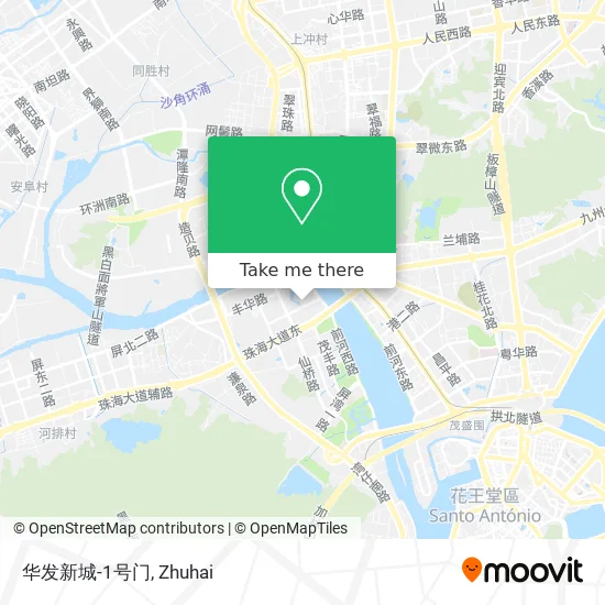 华发新城-1号门 map