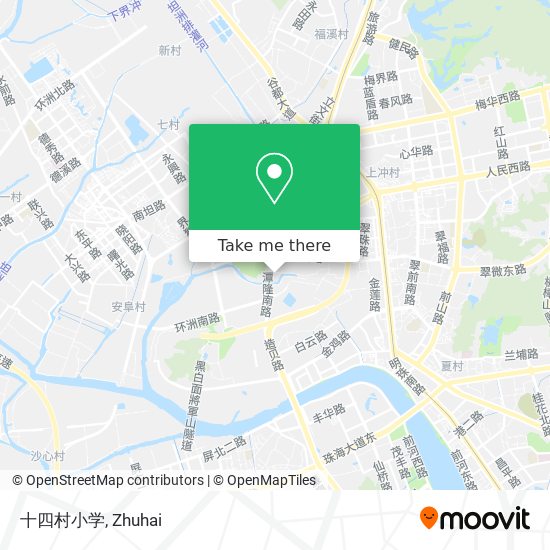十四村小学 map