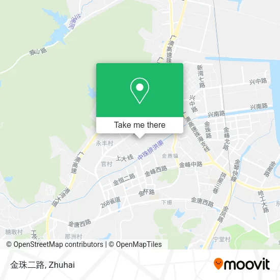 金珠二路 map