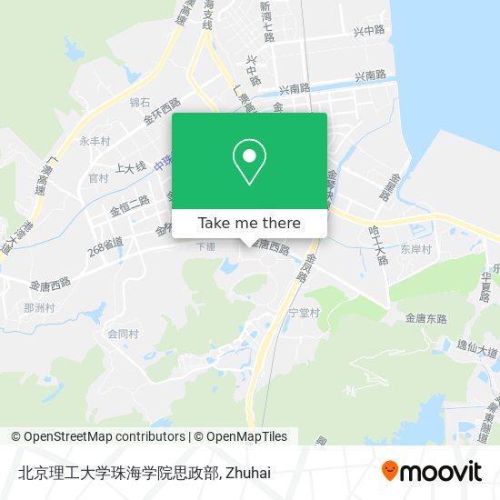 北京理工大学珠海学院思政部 map