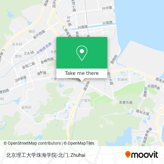 北京理工大学珠海学院-北门 map