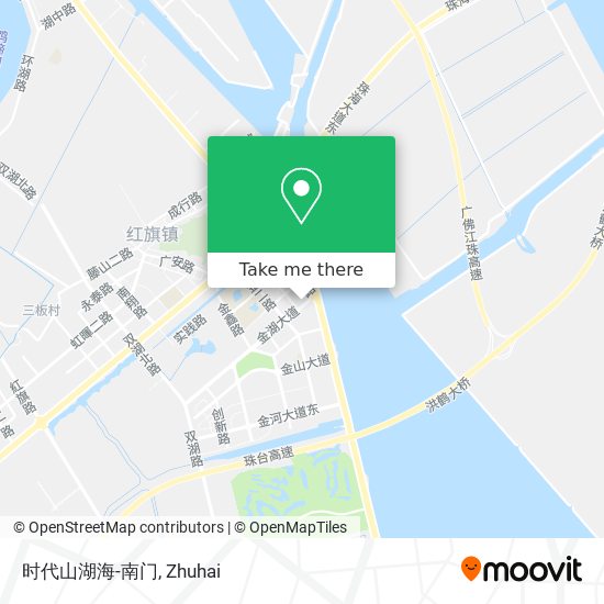 时代山湖海-南门 map