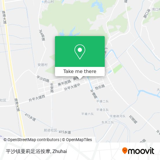平沙镇曼莉足浴按摩 map