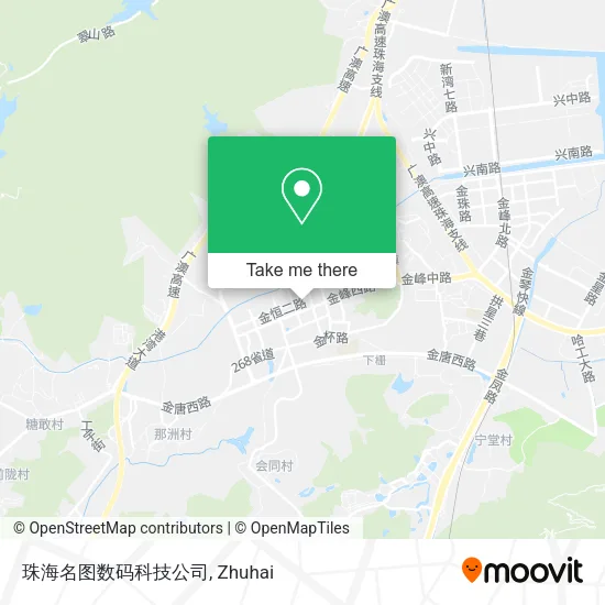 珠海名图数码科技公司 map