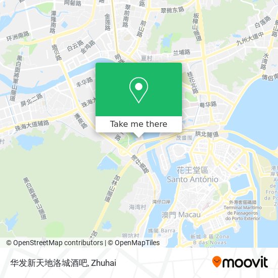 华发新天地洛城酒吧 map