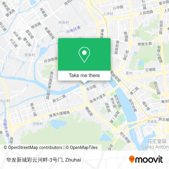 华发新城彩云河畔-3号门 map