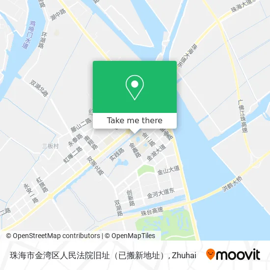 珠海市金湾区人民法院旧址（已搬新地址） map