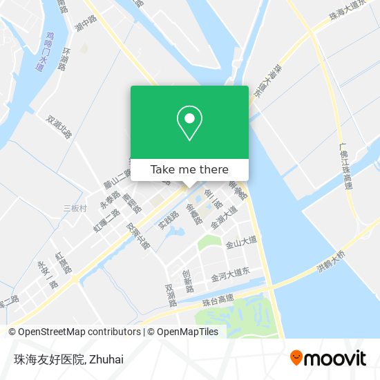 珠海友好医院 map