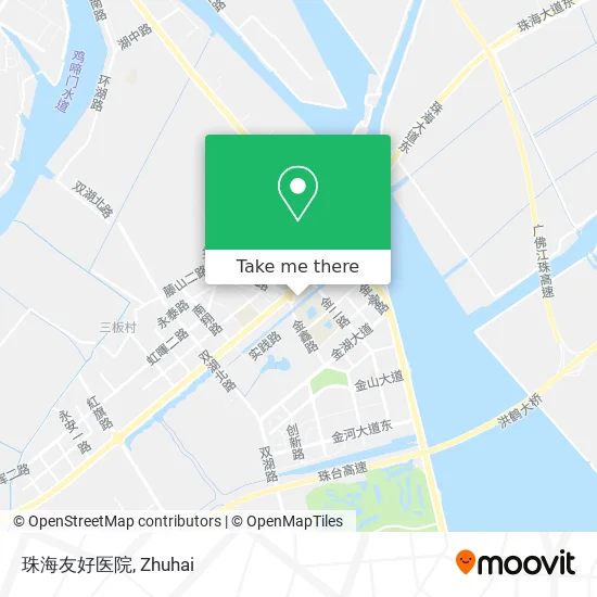 珠海友好医院 map