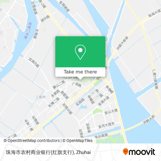 珠海市农村商业银行(红旗支行) map