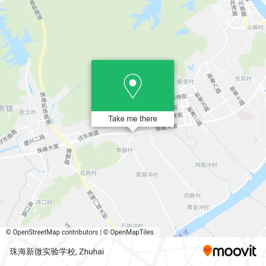珠海新微实验学校 map