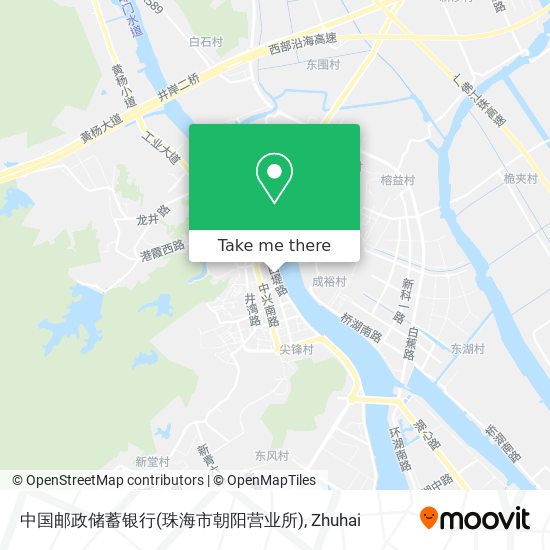 中国邮政储蓄银行(珠海市朝阳营业所) map