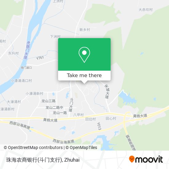 珠海农商银行(斗门支行) map