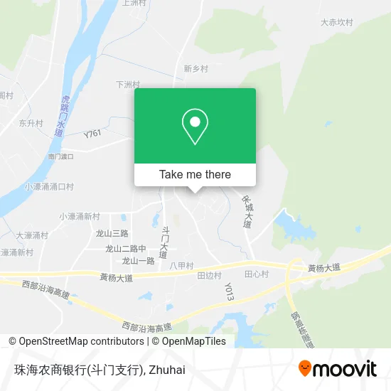 珠海农商银行(斗门支行) map