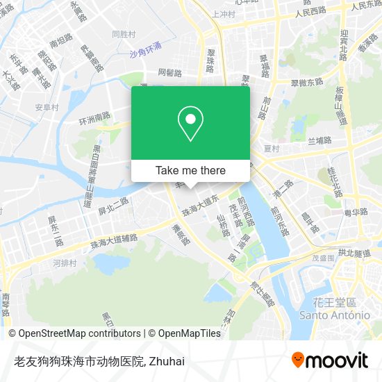老友狗狗珠海市动物医院 map