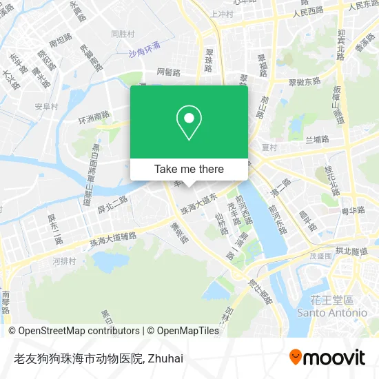 老友狗狗珠海市动物医院 map