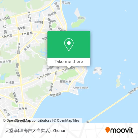 天堂伞(珠海吉大专卖店) map
