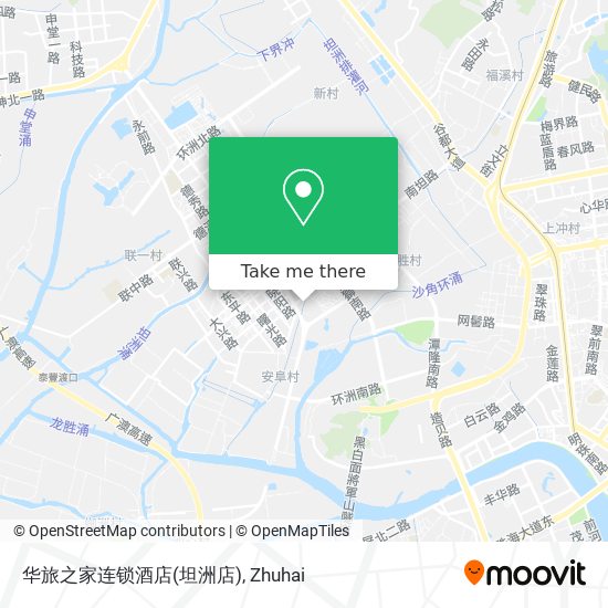 华旅之家连锁酒店(坦洲店) map