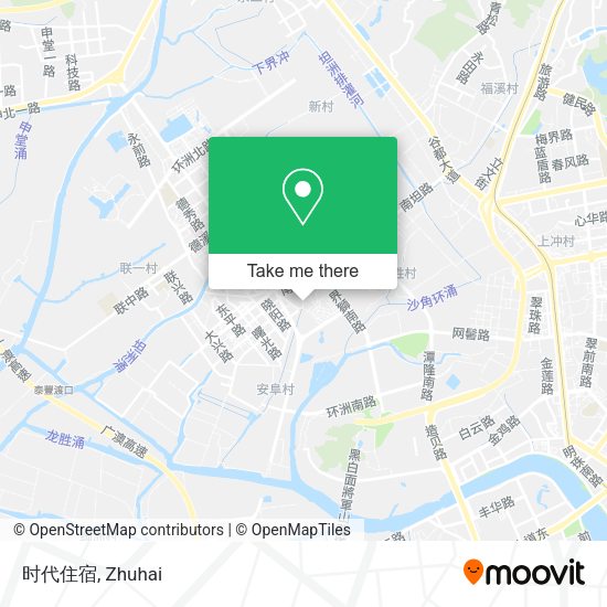 时代住宿 map