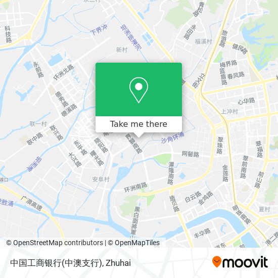 中国工商银行(中澳支行) map