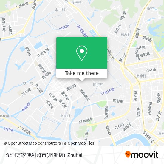 华润万家便利超市(坦洲店) map