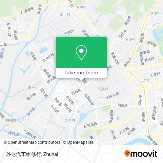 孙达汽车维修行 map