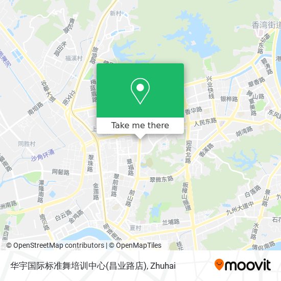 华宇国际标准舞培训中心(昌业路店) map