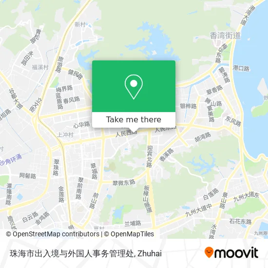 珠海市出入境与外国人事务管理处 map