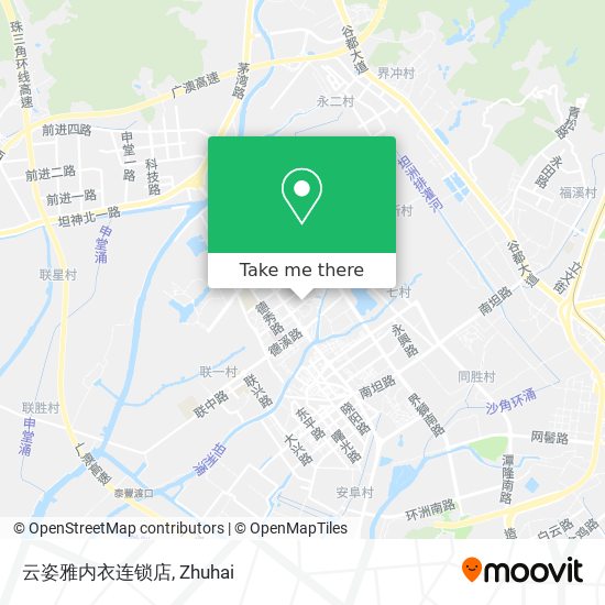 云姿雅内衣连锁店 map