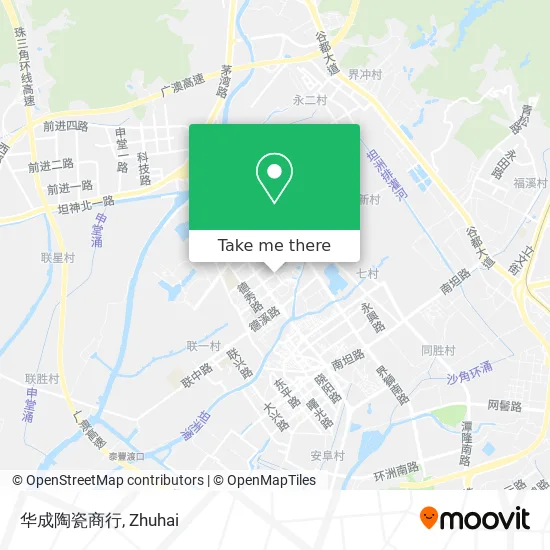 华成陶瓷商行 map
