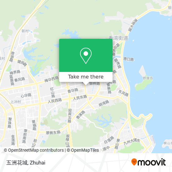 五洲花城 map